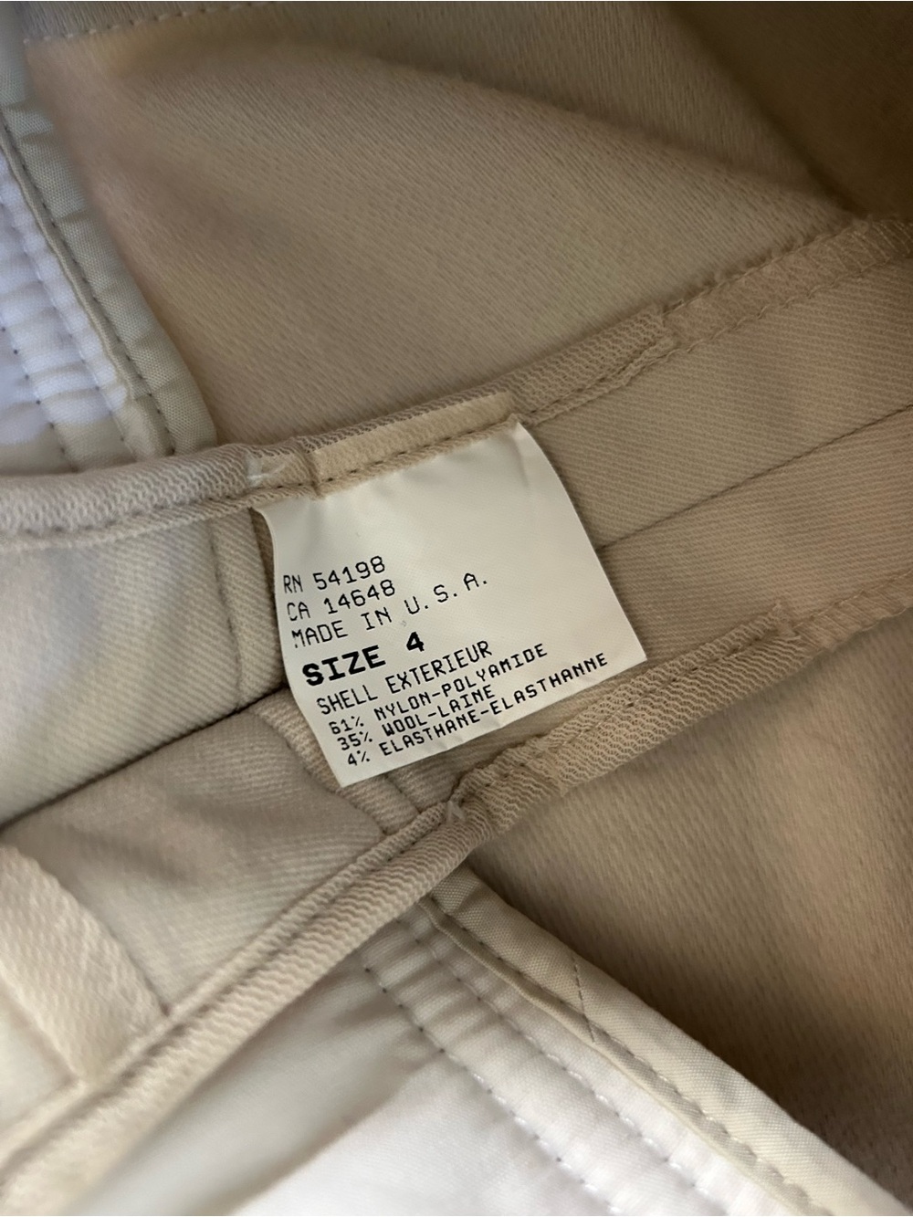 Vintage Bogner Women’s Ski Pants Size 4
Ivory Wool Blend Stirrup Zip Hem Après - Picture 8 of 16